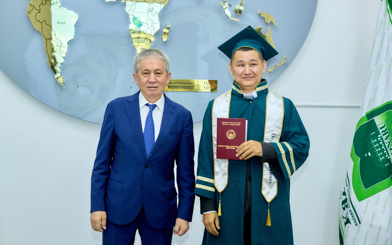 KazNARU ЖАС ҒАЛЫМДАРЫНА PhD ДИПЛОМДАРЫ ТАБЫСТАЛДЫ